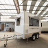 Trailer de comida quadrado branco-3m