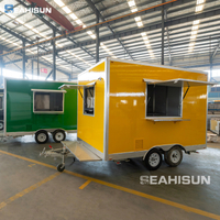 맞춤형 정사각형 음식 예고편 | NSF 인증 모바일 주방 판매