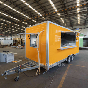 Professionele outdoor effici&euml;nte multifunctionele gecertificeerde mobiele voedseltrailer