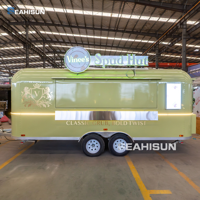 Ve&iacute;culo de catering m&oacute;vel de alta qualidade, cozinha personalizada, carrinho de vendas de rua, equipamento de cozinha comercial, caminh&atilde;o de alimentos