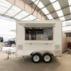 Trailer de comida quadrado branco-3m