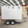 Trailer de comida quadrado branco-3m