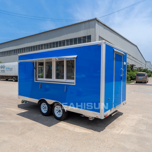 Carro de helados de concesi&oacute;n totalmente equipado personalizado, remolque de comida de viaje para comida peque&ntilde;a