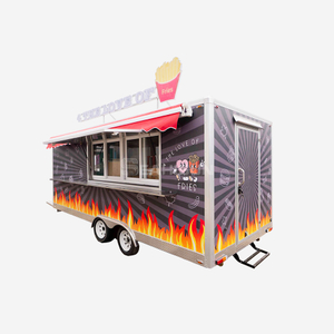 Trailer de comida para churrasco-5,5m