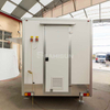 Trailer de comida quadrado branco-3m