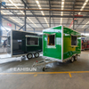 Custom Square Food Trailer | Predaj mobilnej kuchyne s certifik&aacute;ciou NSF