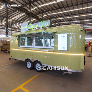 H&ouml;gkvalitativt mobil cateringfordon Anpassat k&ouml;k Gatuf&ouml;rs&auml;ljningsvagn Kommersiell matlagningsutrustning Food Truck