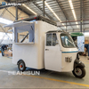 Food Truck Triciclo El&eacute;trico Compacto | Van de venda m&oacute;vel comercial com janela de servi&ccedil;o