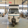 Food Truck Triciclo El&eacute;trico Compacto | Van de venda m&oacute;vel comercial com janela de servi&ccedil;o