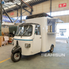 Food Truck Triciclo El&eacute;trico Compacto | Van de venda m&oacute;vel comercial com janela de servi&ccedil;o
